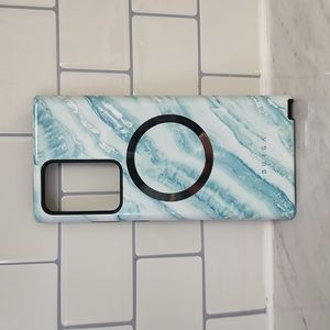 Fresh Beeze - Teal Samsung Galaxy Note 20 Ultra Case - BURGA with oh snap ring